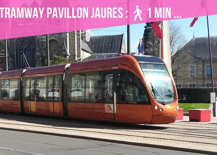 Tramway 12 Jaures Cosy Proche Gare *